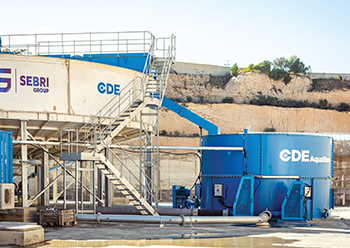 CDE’s equipment at Somevam’s quarries helped achieve the quality of sand required.